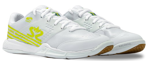 Salming Hallen-Indoorschuhe Viper 5 weiss/lime Damen